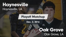 Matchup: Haynesville vs. Oak Grove  2016