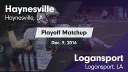 Matchup: Haynesville vs. Logansport  2016