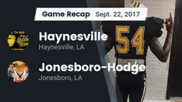 Recap: Haynesville  vs. Jonesboro-Hodge  2017
