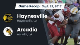 Recap: Haynesville  vs. Arcadia  2017