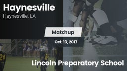 Matchup: Haynesville vs. Lincoln Preparatory School 2017