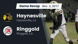 Recap: Haynesville  vs. Ringgold  2017