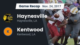 Recap: Haynesville  vs. Kentwood  2017