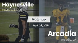 Matchup: Haynesville vs. Arcadia  2018