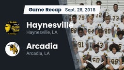 Recap: Haynesville  vs. Arcadia  2018