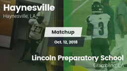 Matchup: Haynesville vs. Lincoln Preparatory School 2018