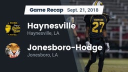 Recap: Haynesville  vs. Jonesboro-Hodge  2018