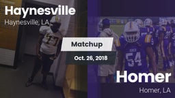 Matchup: Haynesville vs. Homer  2018
