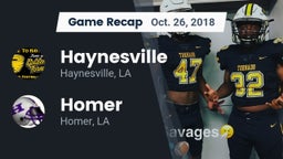 Recap: Haynesville  vs. Homer  2018