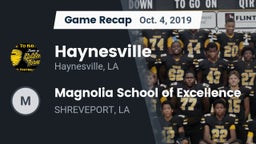 Recap: Haynesville  vs. Magnolia School of Excellence 2019