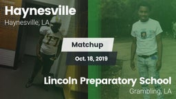 Matchup: Haynesville vs. Lincoln Preparatory School 2019