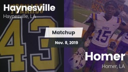 Matchup: Haynesville vs. Homer  2019