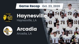 Recap: Haynesville  vs. Arcadia  2020