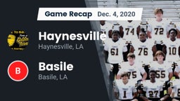 Recap: Haynesville  vs. Basile  2020