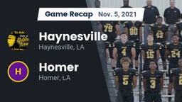 Recap: Haynesville  vs. Homer  2021