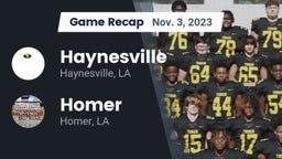 Recap: Haynesville  vs. Homer  2023