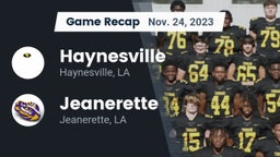 Recap: Haynesville  vs. Jeanerette  2023