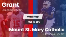 Matchup: Grant vs. Mount St. Mary Catholic  2017