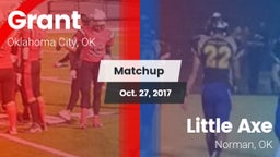 Matchup: Grant vs. Little Axe  2017