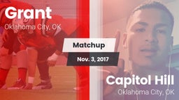 Matchup: Grant vs. Capitol Hill  2017
