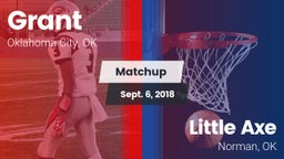 Matchup: Grant vs. Little Axe  2018