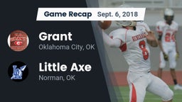 Recap: Grant  vs. Little Axe  2018