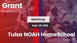 Matchup: Grant vs. Tulsa NOAH HomeSchool  2018