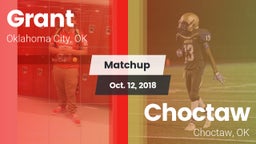 Matchup: Grant vs. Choctaw  2018