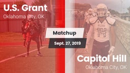 Matchup: Grant vs. Capitol Hill  2019