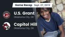 Recap: U.S. Grant  vs. Capitol Hill  2019