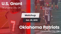 Matchup: Grant vs. Oklahoma Patriots 2019