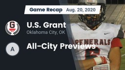 Recap: U.S. Grant  vs. All-City Previews 2020