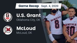 Recap: U.S. Grant  vs. McLoud  2020