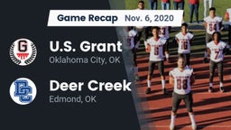 Recap: U.S. Grant  vs. Deer Creek  2020