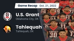 Recap: U.S. Grant  vs. Tahlequah  2022