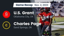 Recap: U.S. Grant  vs. Charles Page  2023