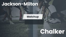 Matchup: Jackson-Milton vs. Chalker  - Boys Varsity Football 2016