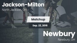 Matchup: Jackson-Milton vs. Newbury  2016