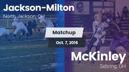 Matchup: Jackson-Milton vs. McKinley  2016