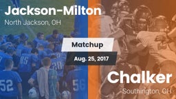 Matchup: Jackson-Milton vs. Chalker  2017