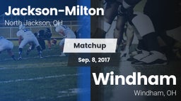 Matchup: Jackson-Milton vs. Windham  2017