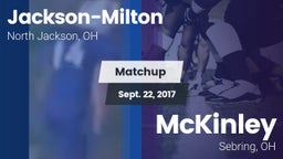 Matchup: Jackson-Milton vs. McKinley  2017