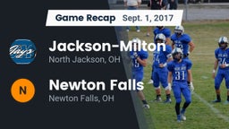 Recap: Jackson-Milton  vs. Newton Falls  2017