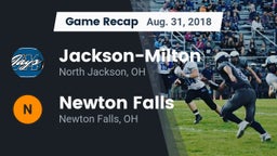 Recap: Jackson-Milton  vs. Newton Falls  2018
