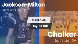 Matchup: Jackson-Milton vs. Chalker  2019