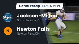 Recap: Jackson-Milton  vs. Newton Falls  2019