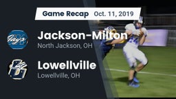 Recap: Jackson-Milton  vs. Lowellville  2019