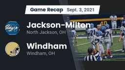 Recap: Jackson-Milton  vs. Windham  2021