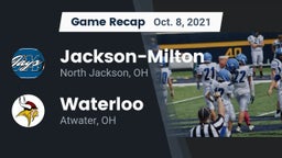 Recap: Jackson-Milton  vs. Waterloo  2021