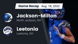 Recap: Jackson-Milton  vs. Leetonia  2022
